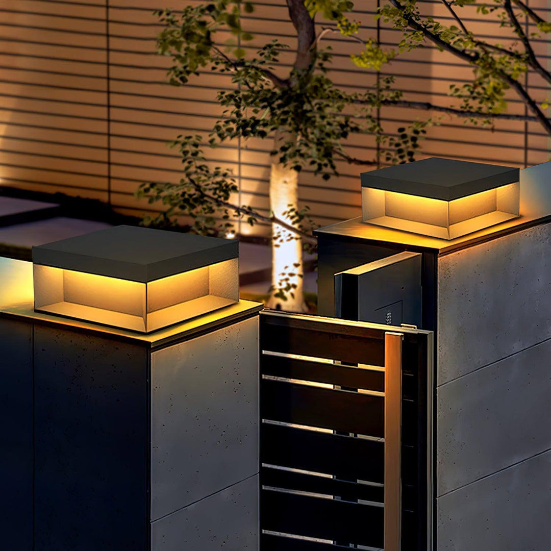 Solar Outdoor Post Light - Weatherproof IP65