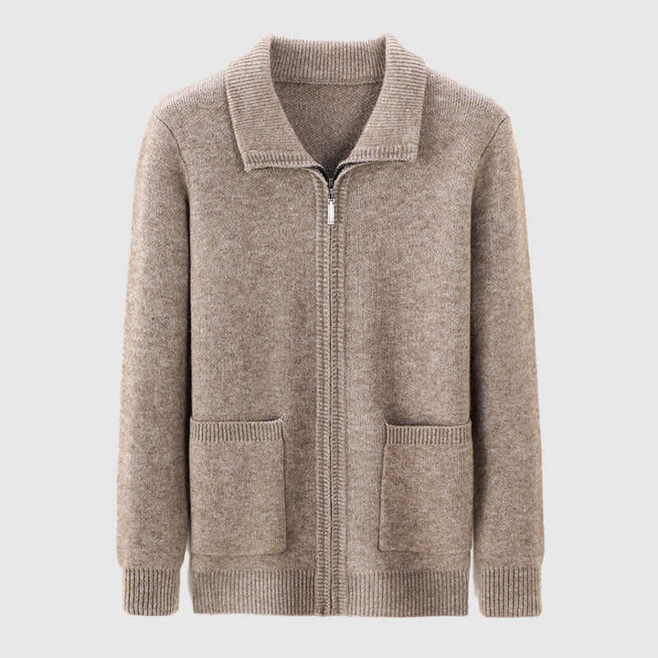 Men's Versatile Zip Cardigan