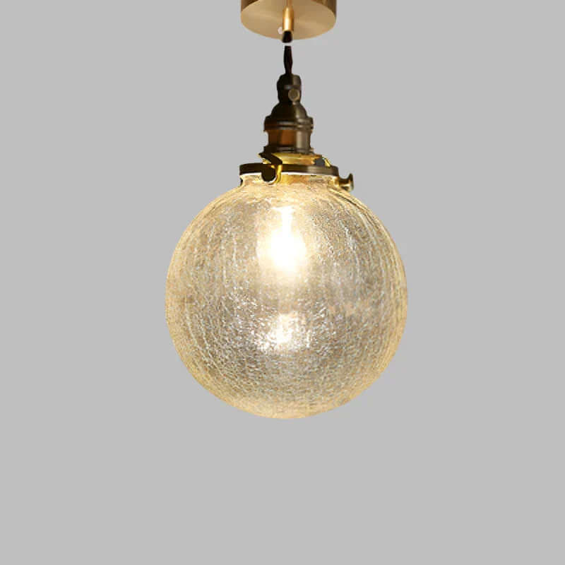 Elegant Crystal Glass Pendant Light