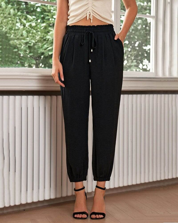 Women's Casual Drawstring Trousers