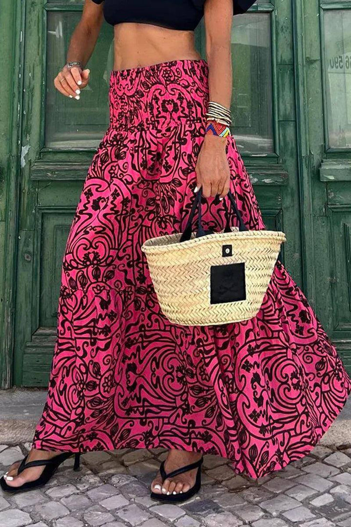 Bohemian Maxi Skirt for Women
