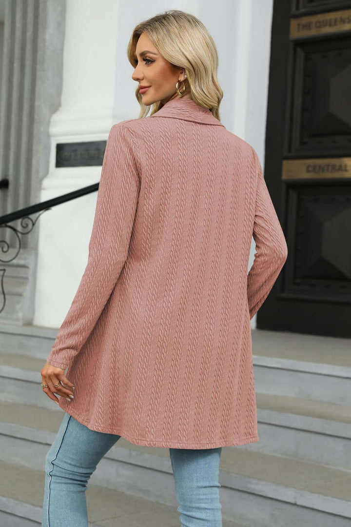 Women's Casual Longline Open Cardigan