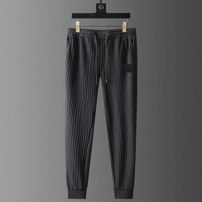 Men's Textured Tracksuit Set - Relaxed Fit