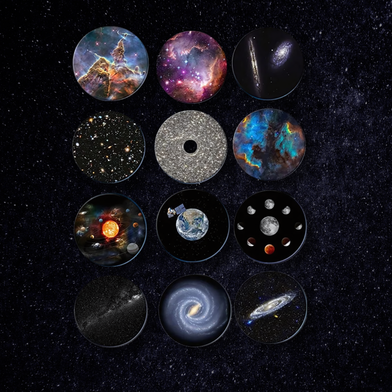 "4K Galaxy Projector for Home showcasing vibrant nebulae and galaxies, creating a captivating cosmic retreat experience."