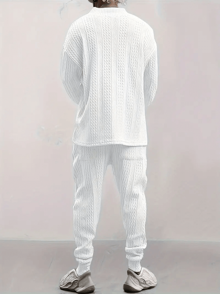 Men's Knitted Loungewear Set