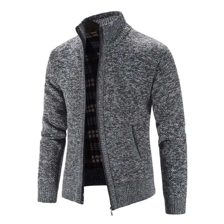 Men's Knitted Cardigan - Warm & Stylish
