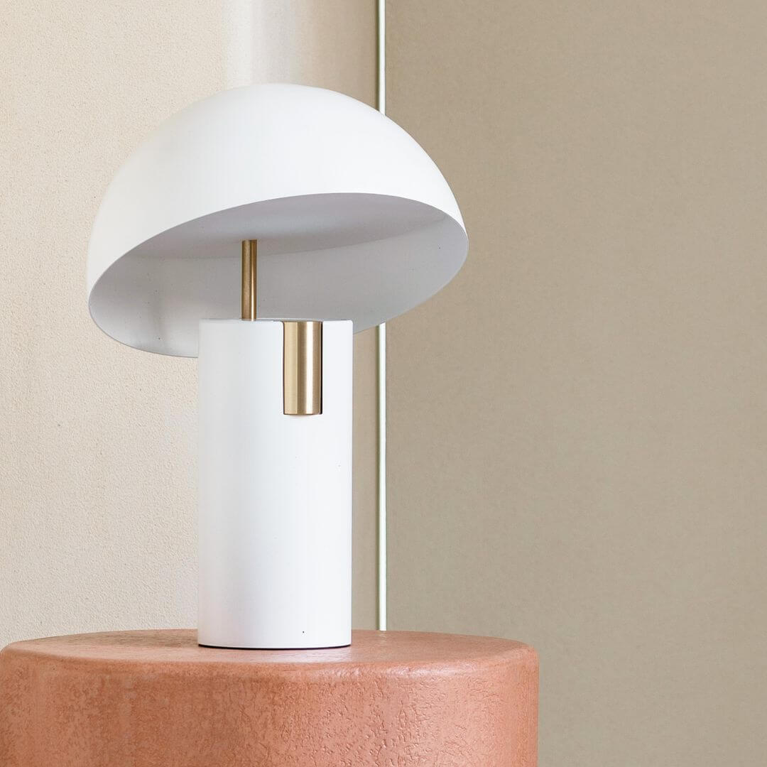 Modern Rotating Cylinder Table Lamp with LED