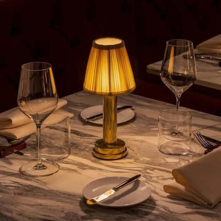 Cordless LED Metal Table Lamp