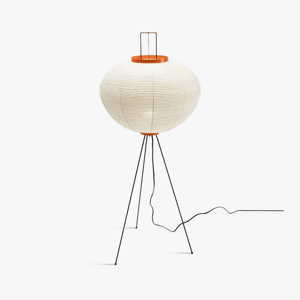 Elegant Paper Floor Lamp with Diffused Lighting