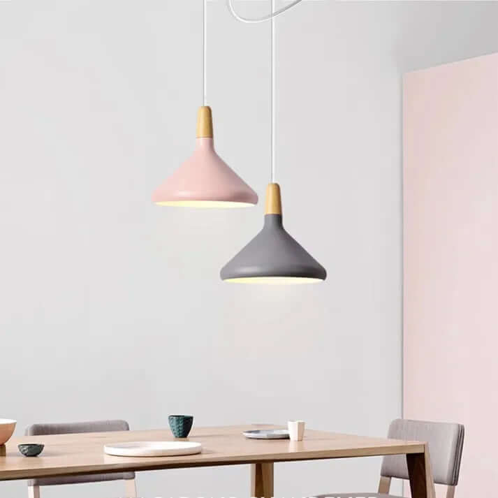 Conical Metal Pendant Lamp