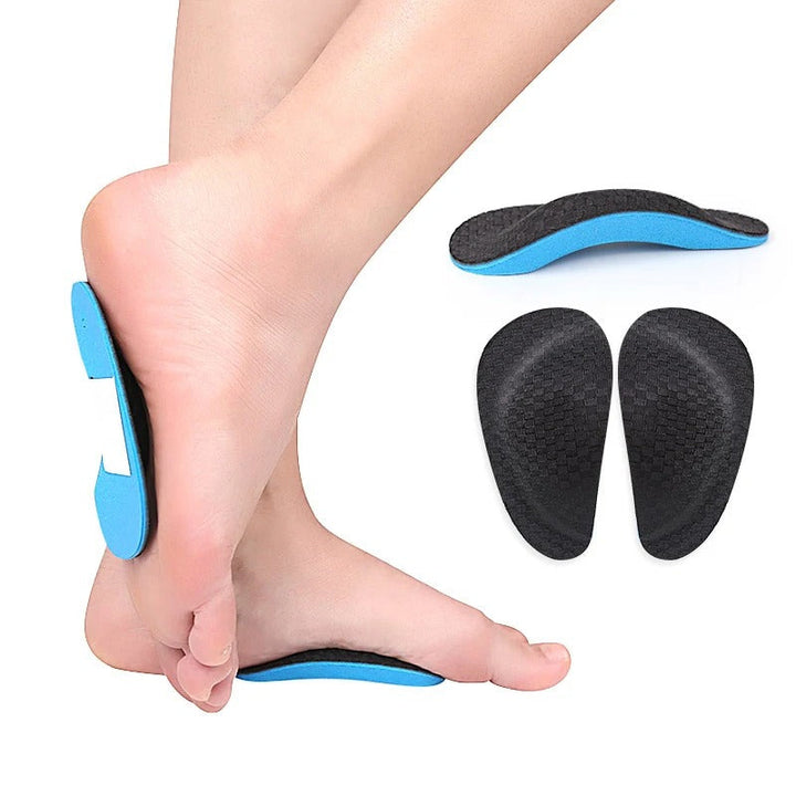 SoleEase Men's High Arch Support Insoles for Comfort Relief