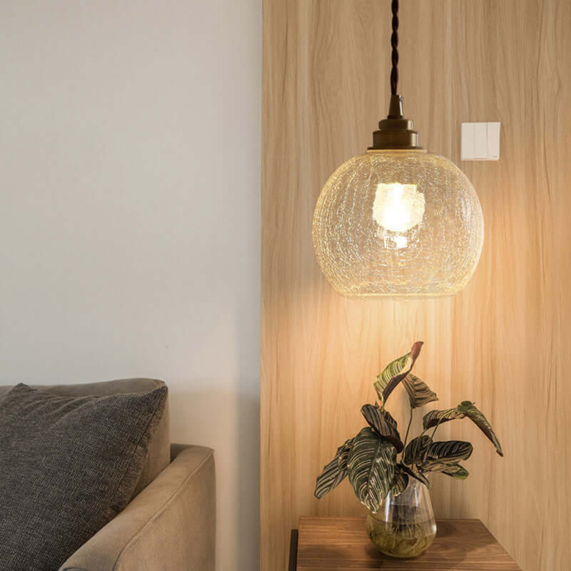 Elegant Crystal Glass Pendant Light