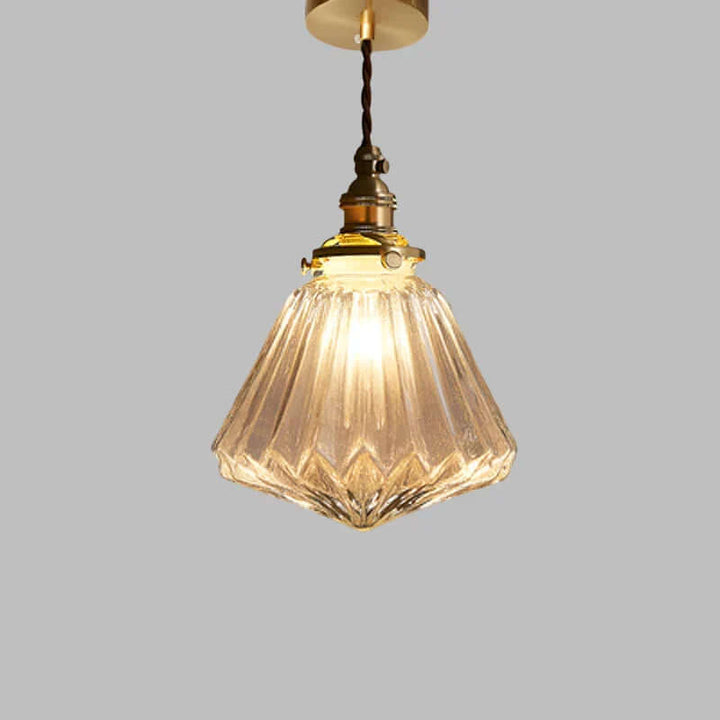 Elegant Crystal Glass Pendant Light