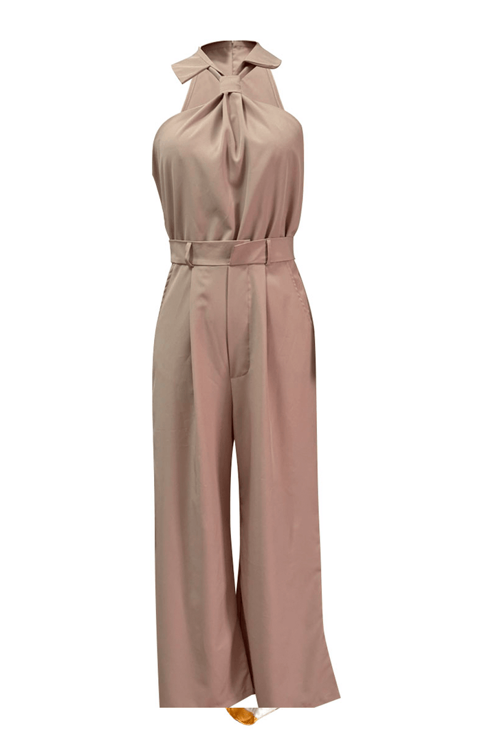 Women's Casual Loose Fit Pocket Jumpsuit
