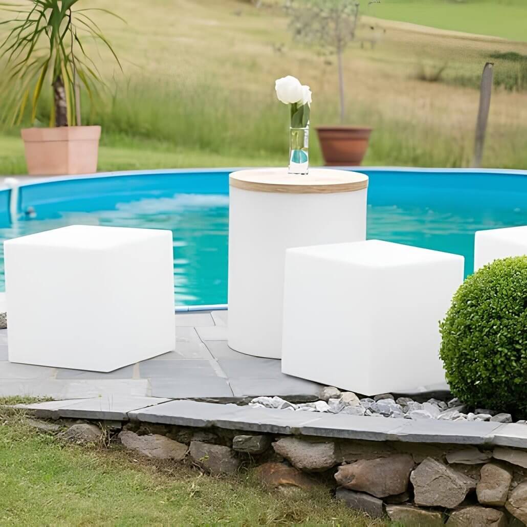 Cubic LED Garden Light - Outdoor/Indoor Lighting - 10-25cm