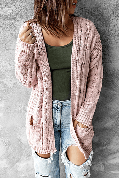 Women's Casual Loose Fit Top with Slit Pockets