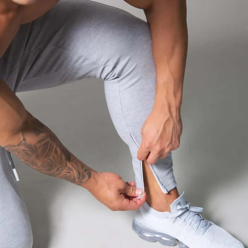 Men's Stripe Skinny Pants - Casual & Outdoor Style