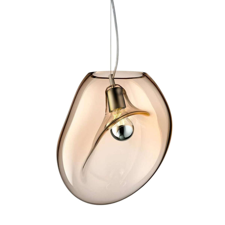 Modern Glass Pendant Lamp, Water Drop Design