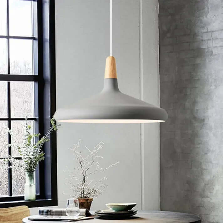 Conical Metal Pendant Lamp