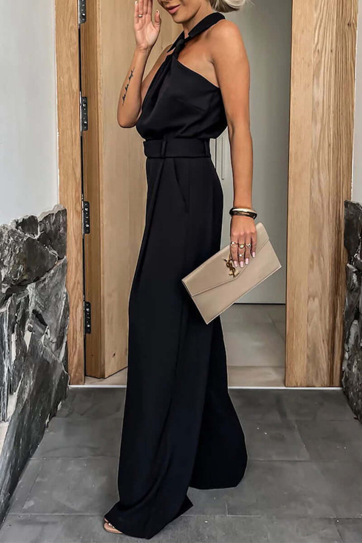 Women's Casual Loose Fit Pocket Jumpsuit