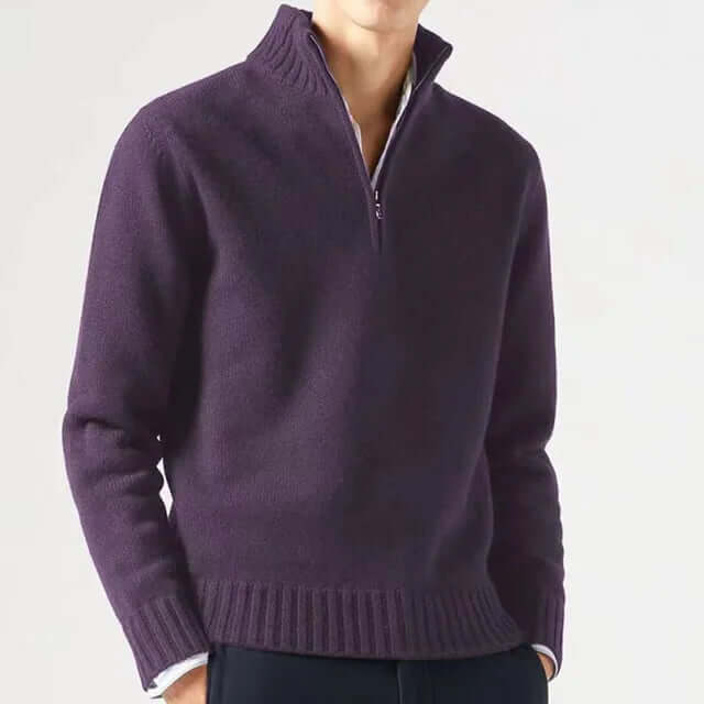 Men’s Half-Zip Warm Sweater