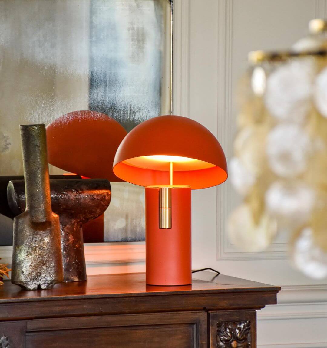 Modern Rotating Cylinder Table Lamp with LED