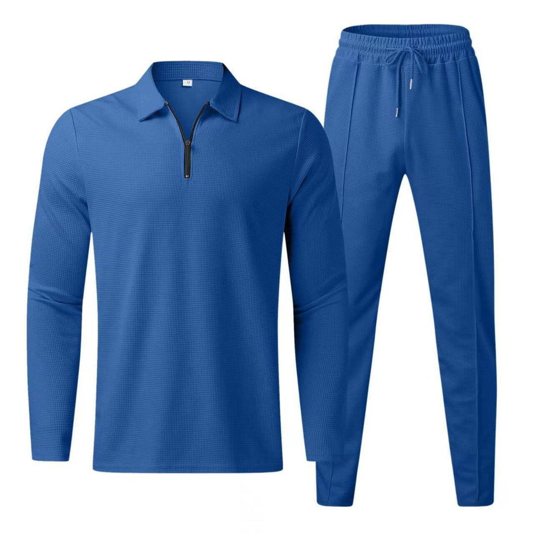 Men's Polo Shirt & Sweatpants Set