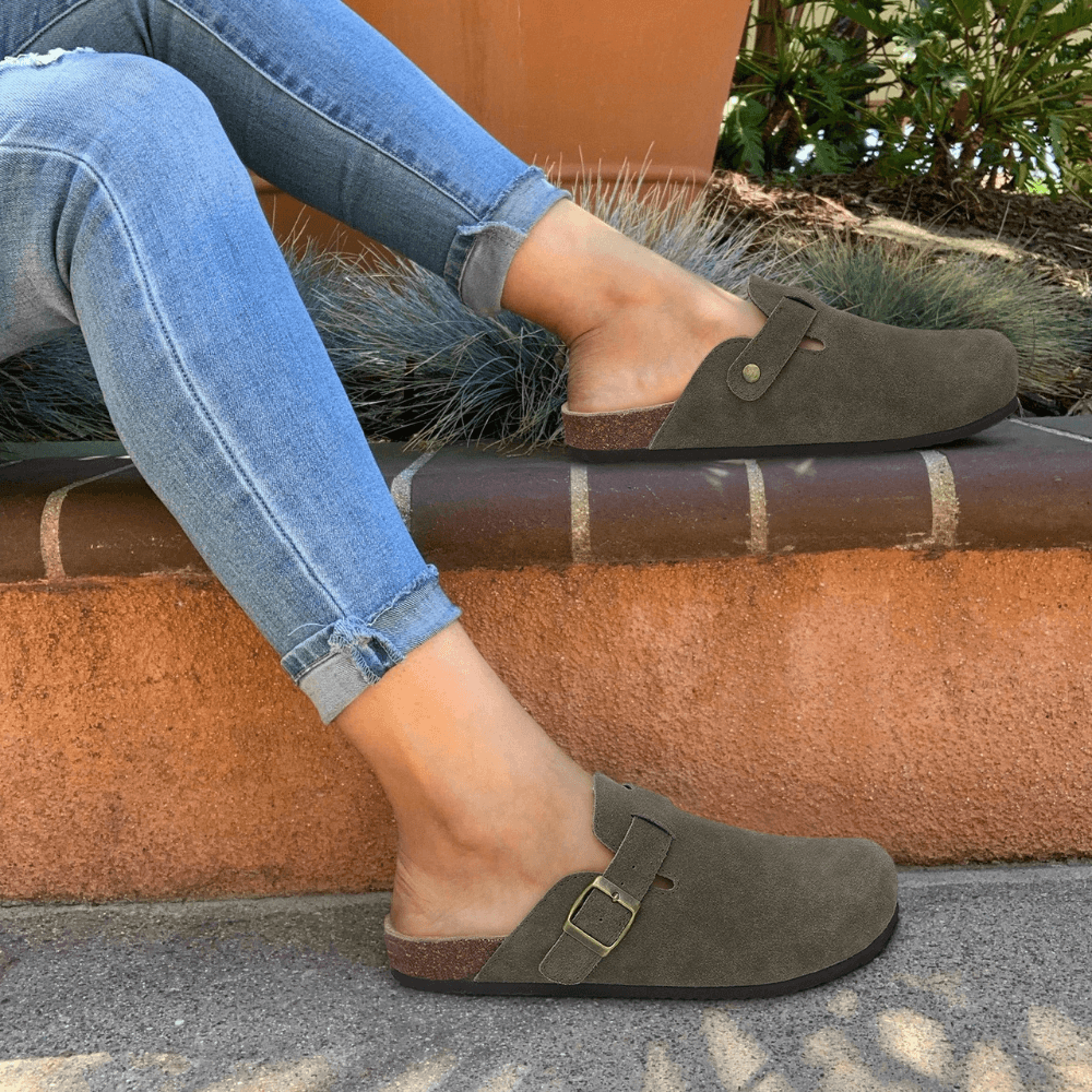 Women's Orthopedic Comfort Slippers for Indoor & Outdoor Use