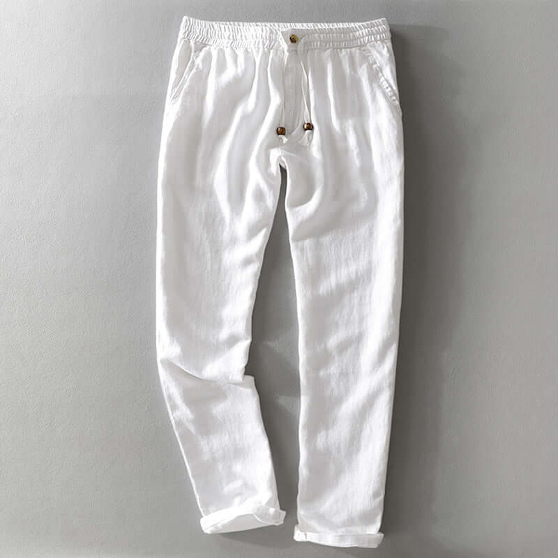 Men's Narrow-Fit Drawstring Trousers