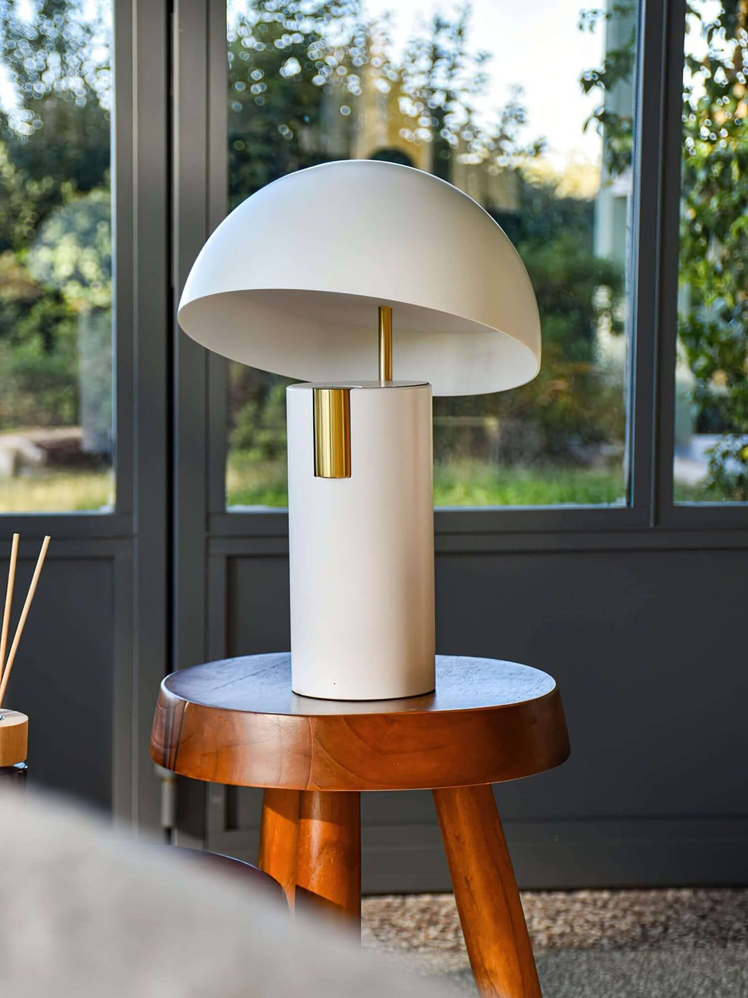 Modern Rotating Cylinder Table Lamp with LED