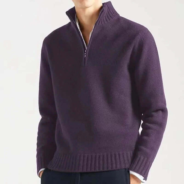Men’s Half-Zip Warm Sweater
