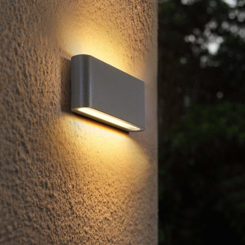 Modern LED Outdoor Wall Sconce Up Down Light Fixture