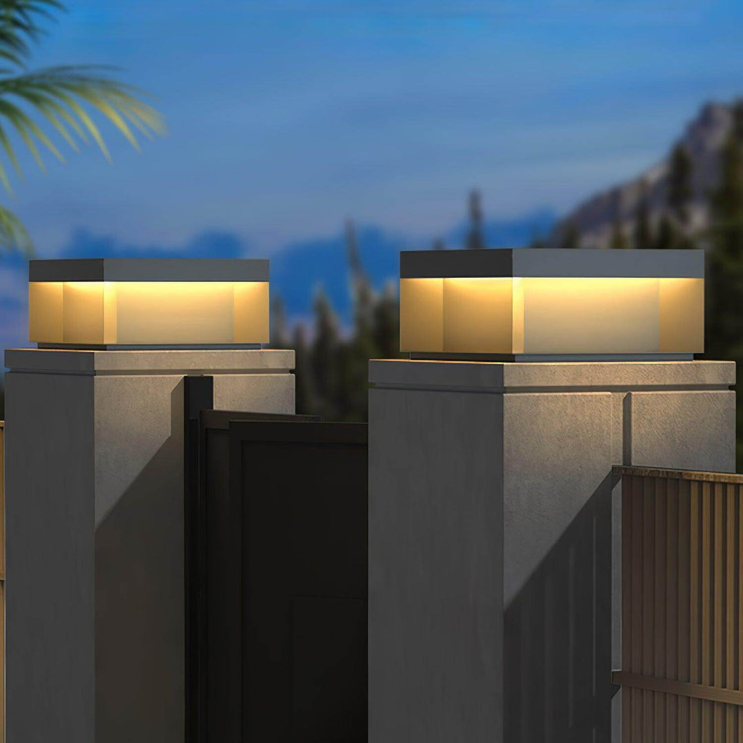Solar Outdoor Post Light - Weatherproof IP65