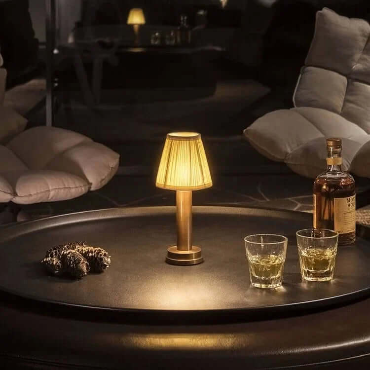 Cordless LED Metal Table Lamp