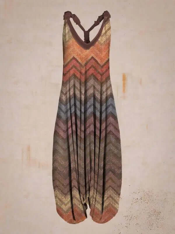 Women's Boho Sleeveless Jumpsuit