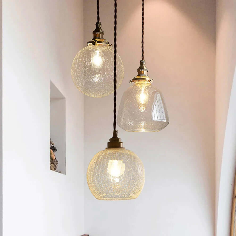 Elegant Crystal Glass Pendant Light