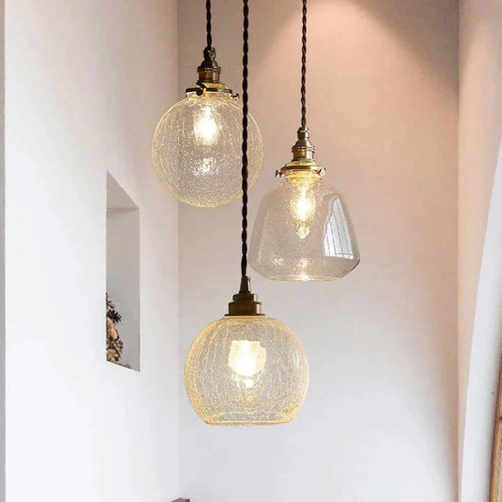 Elegant Crystal Glass Pendant Light