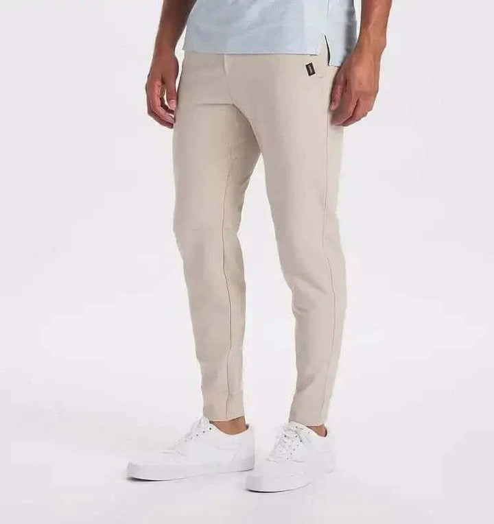 Men's Slim Fit Joggers with Elastic Cuffs