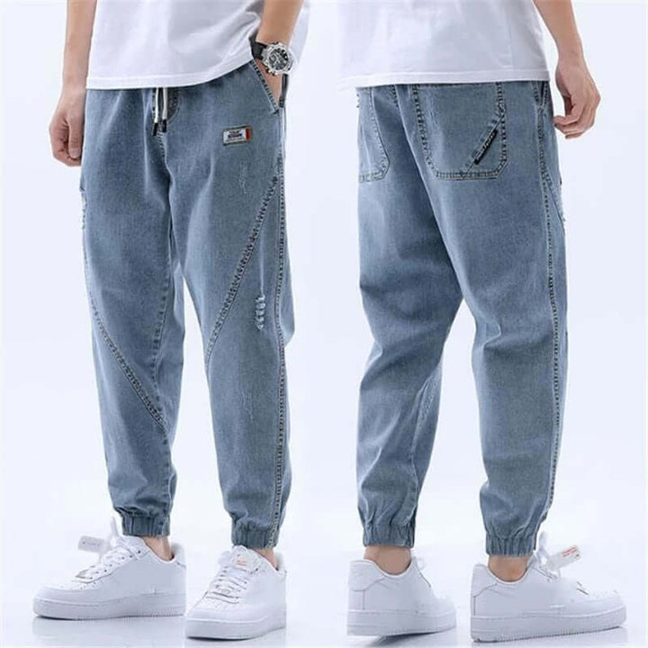 Men's Cool Elastic Casual Trousers