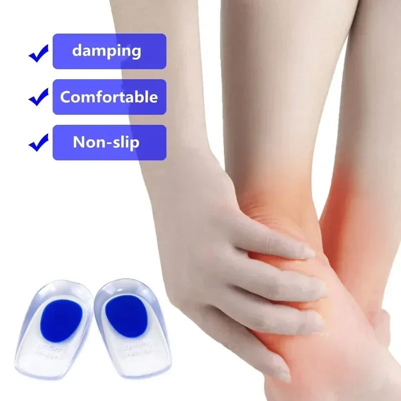 Men's and Women's Heel Cushion Gel Pads for Pain Relief