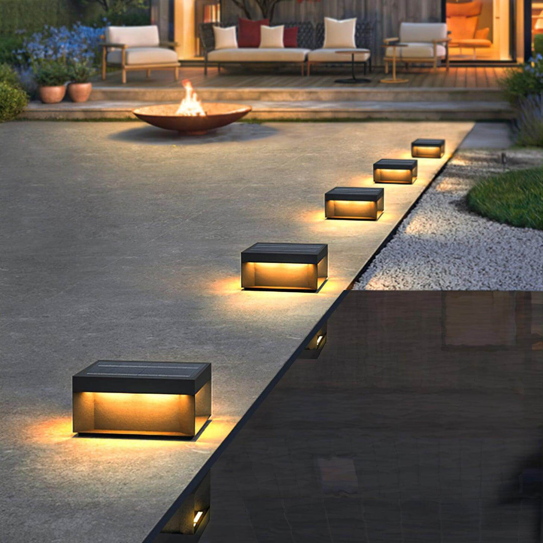 Solar Outdoor Post Light - Weatherproof IP65