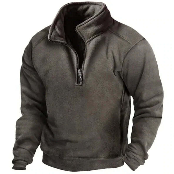 Men's Casual Half-Zip Sweatshirt