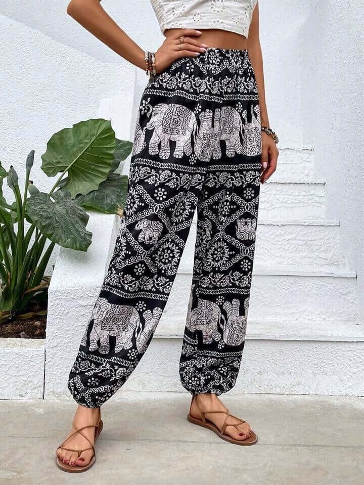 Women's Bohemian Relaxed Fit Pants