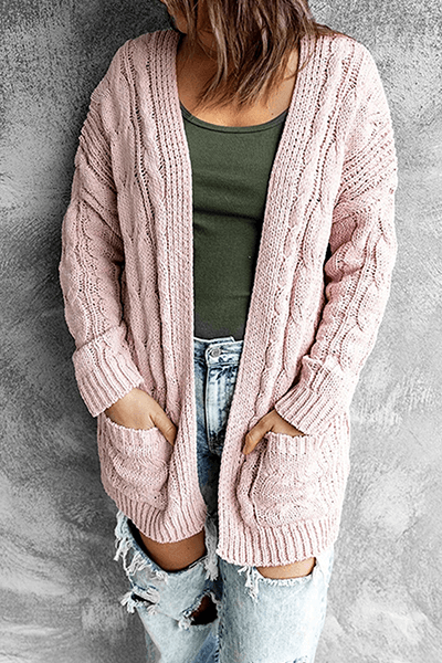 Women's Casual Loose Fit Top with Slit Pockets