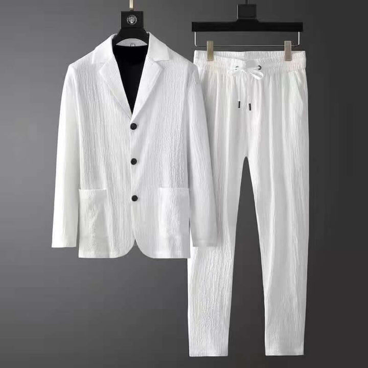 Men's Lightweight Two-Piece Suit Set