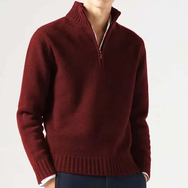 Men’s Half-Zip Warm Sweater