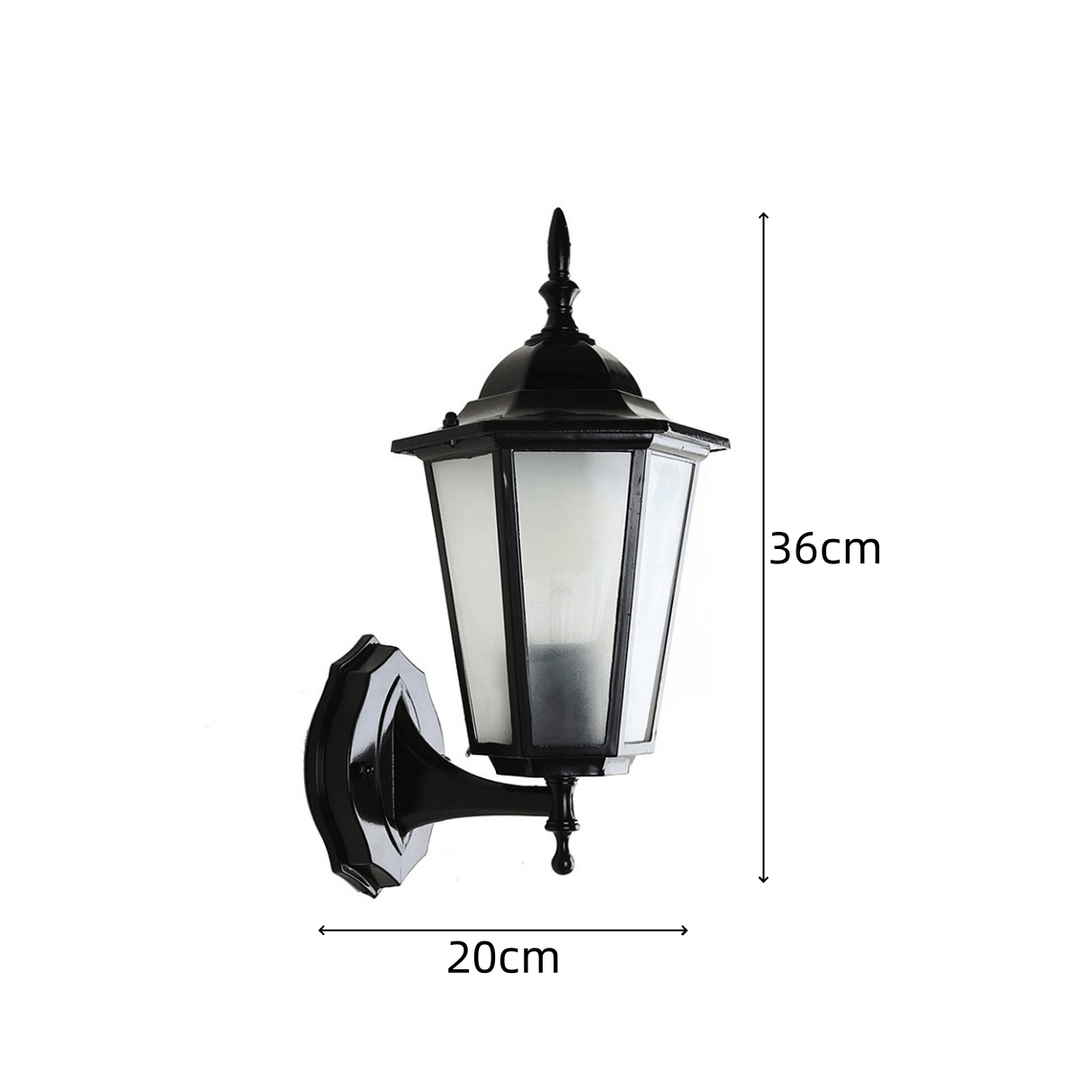 Retro Outdoor Glass Wall Light