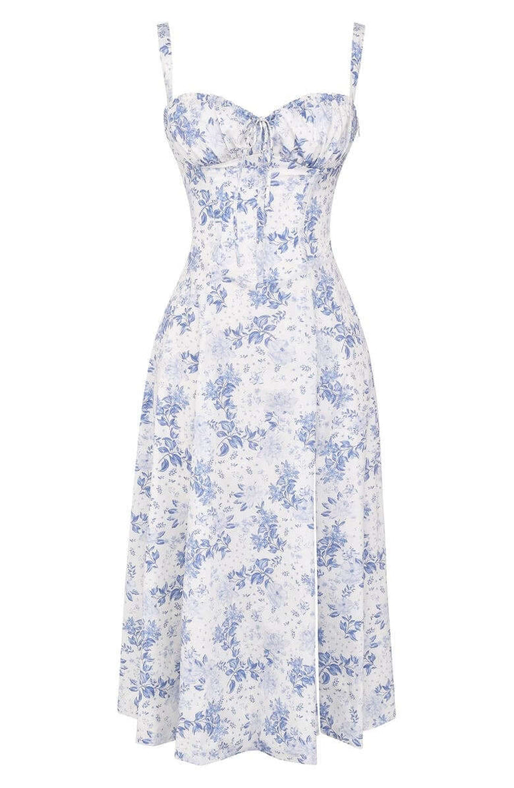 Printed Bustier Dress