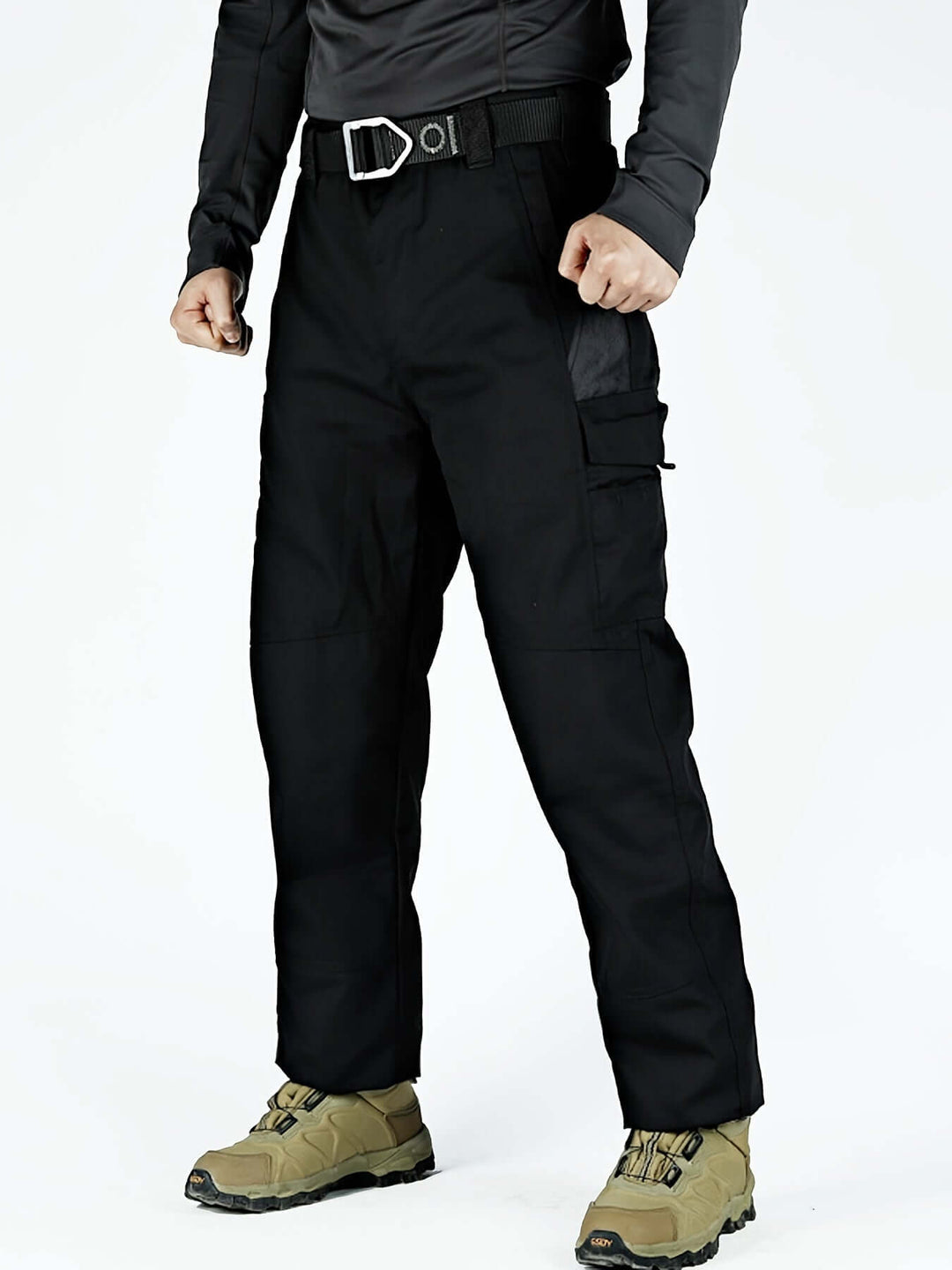 Men's Relaxed Fit Multi-Pocket Cargo Trousers