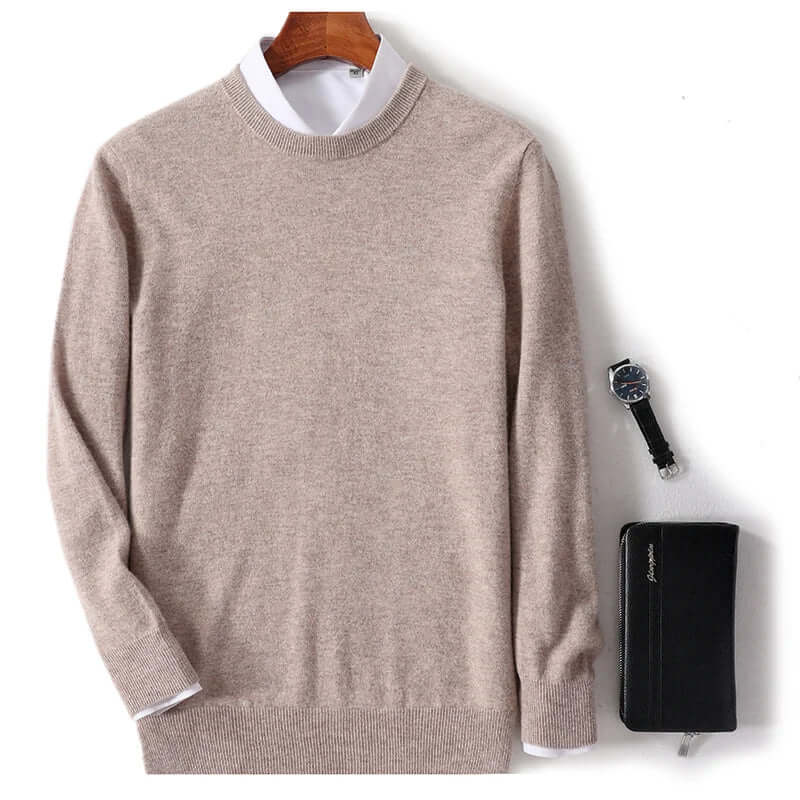 Men's Soft Knit Crew Neck Sweater